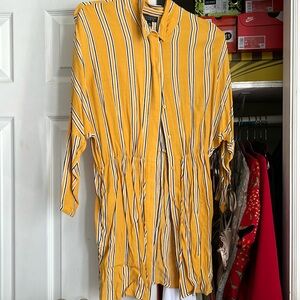 Button up shirt dress